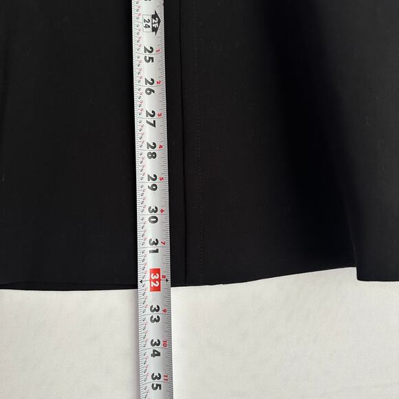 NWT Alysi Chocolat Black New York Classic A-Line Midi Skirt Sz 4 - Picture 8 of 8